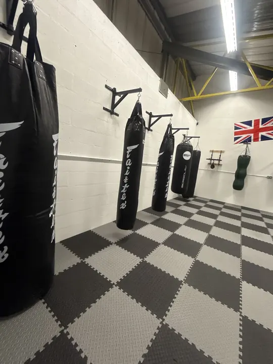 Our row of heavy bags
