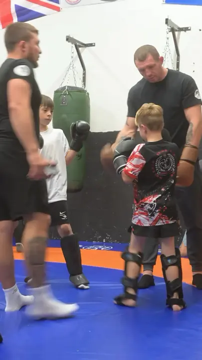 Work on the pads with the youngest